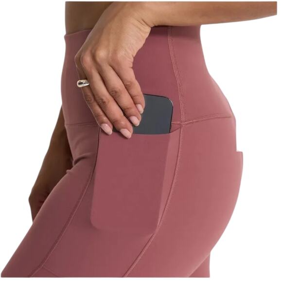 NWT Vuori Women’s Studio Pocket Legging in Rosewood Pink-Medium - Picture 5 of 15